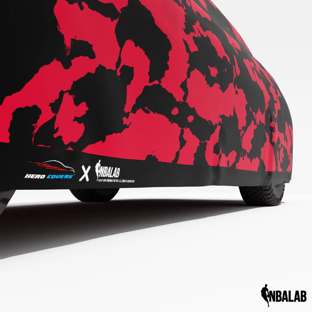 Officially Licensed Toronto Raptors Comouflage Car Covers – Indoor & Outdoor | NBA Protection | HeroCovers - Image 4