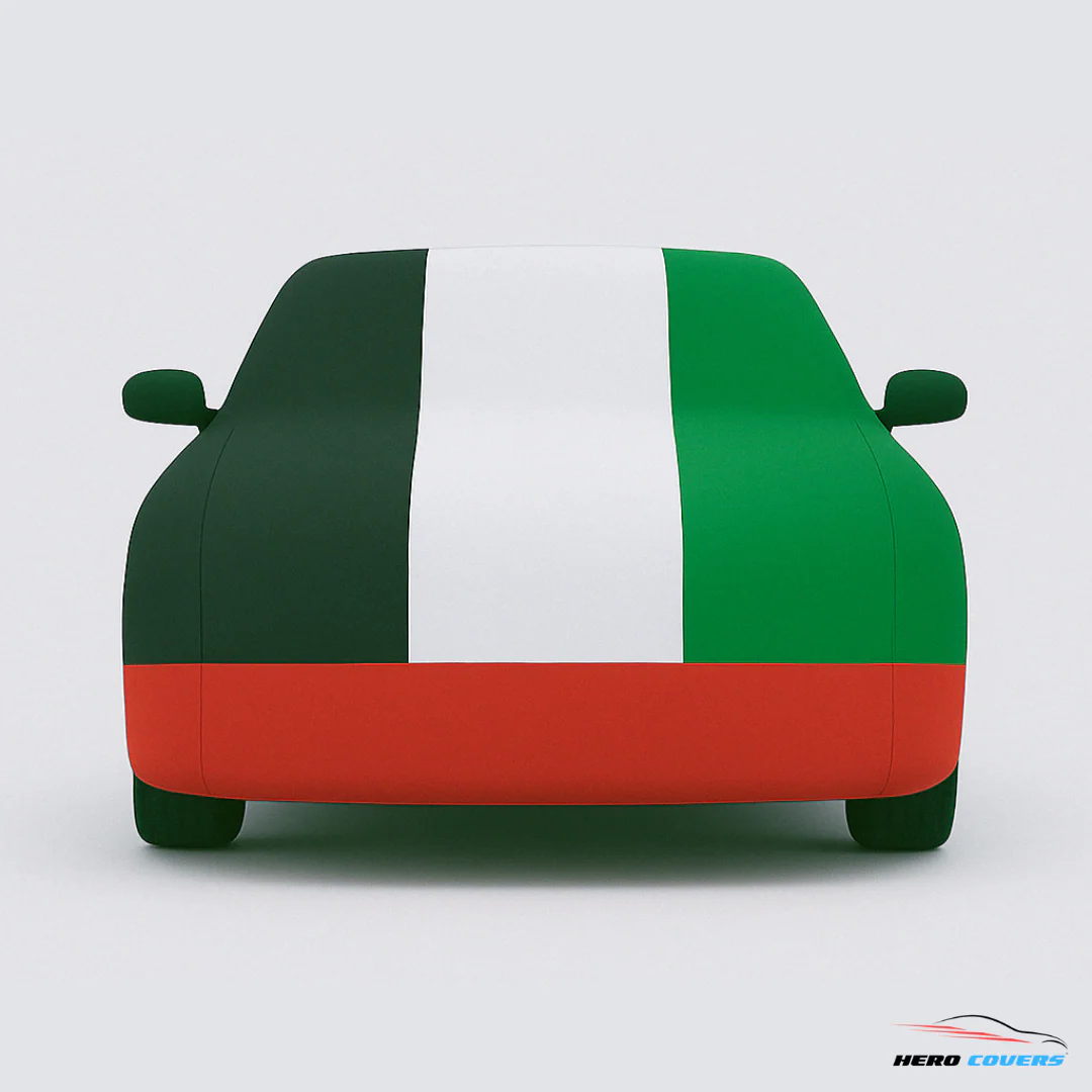 UAE Flag Design Car Cover | Premium Indoor or Outdoor Protection | HeroCovers - Image 5