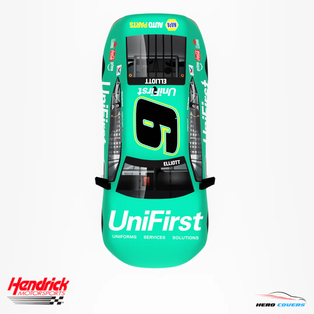 Officially Licensed Hendrick Motorsports UNIFIRST Car Cover – Precision Fit & Ultimate Protection | HeroCovers - Image 4