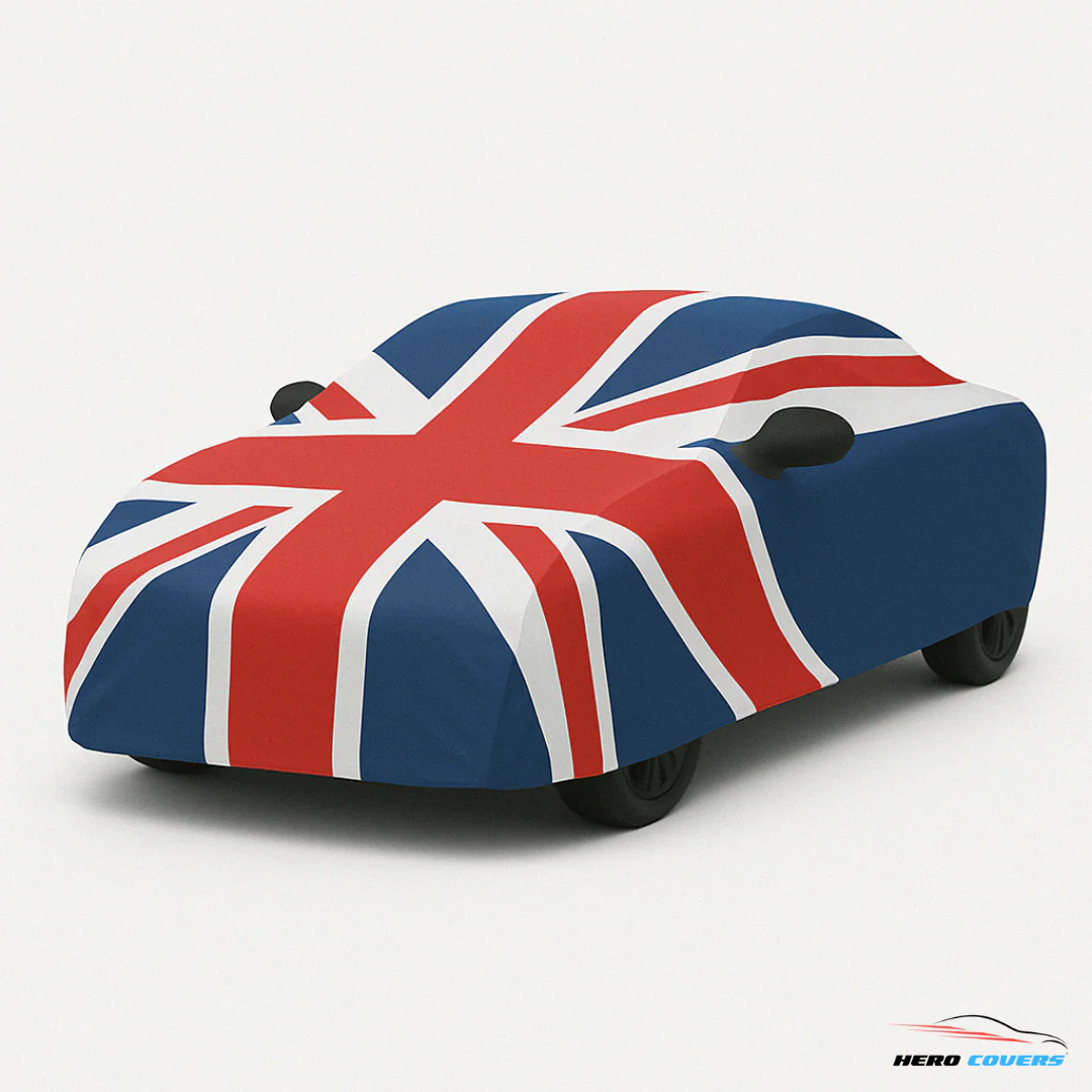 United Kingdom Flag Design Car Cover | Premium Indoor or Outdoor Protection | HeroCovers - Image 3
