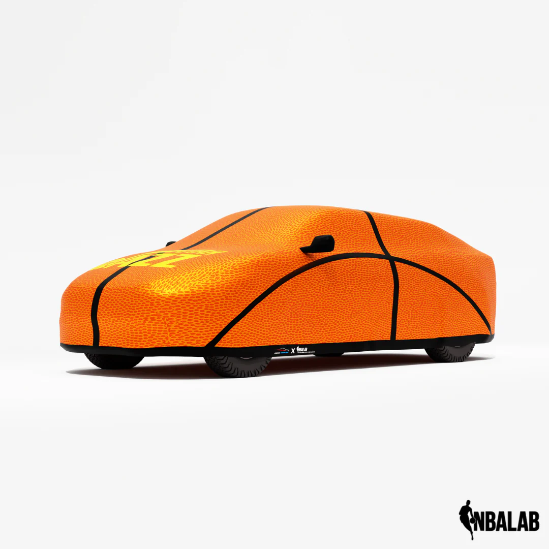 Officially Licensed Utah Jazz Life Size Basketball Car Covers – Indoor & Outdoor | NBA Protection | HeroCovers - Image 3