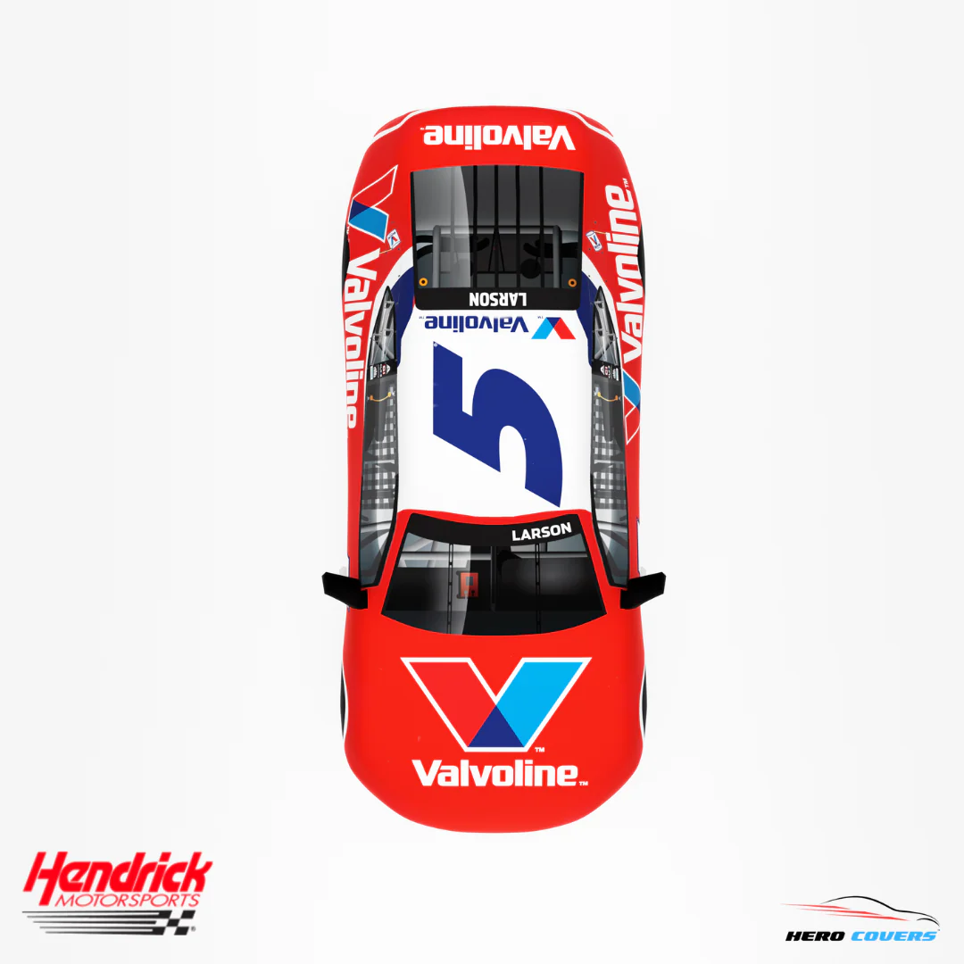 Officially Licensed Hendrick Motorsports No. 5 Valvoline Car Cover – Precision Fit & Ultimate Protection | HeroCovers - Image 4